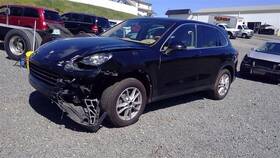 2456020 Porsche Used Radiator Shutter Assembly Fits 2016 Cayenne Air Gr