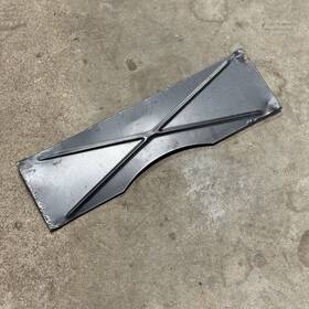 539-06-526 Porsche 356 912 Lower Engine Cooling Tin Bottom Flange Cover Piece