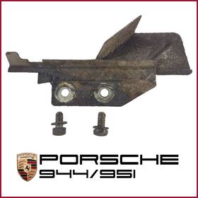94410103304 Porsche 83-91 944 Crank Case Oil Pan Heat Shield With Hardware 944101033 Cracked
