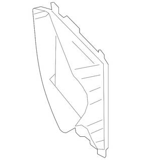 958-575-321-10 Porsche Genuine Front Duct
