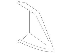 95b-121-673-c-1e0 Porsche Genuine Side Duct