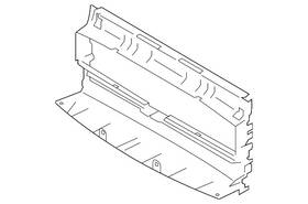 95b-121-707-f Porsche Genuine Rear Duct