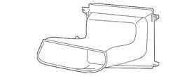 997-575-321-06-01c Porsche Genuine 2009-2013 911 - Air Duct