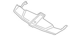 9y0-805-504-f-ok1 Porsche Genuine Radiator Support Access Cover