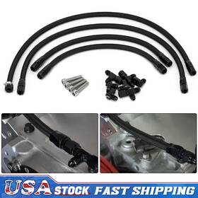 Ofk14-bk Pqy Ls Steam Vent Kit Fuel Line Coolant Crossover Pipe Ls6 Ls1 Lsx Lm7