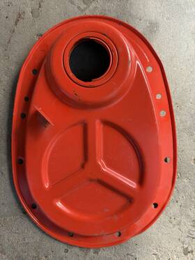 9014 Show Cars 348 409 Chevrolet Impala Bel Air Raw Timing Chain Cover 58 59 60 61 62 63 64 65