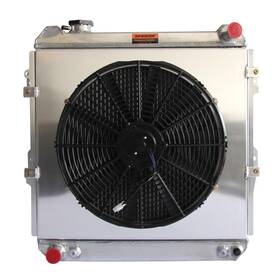 432272 Spawon 3 Row Fit 1988-1995 Toyota Pickup 4-runner Sr5 Dlx 3.0l V6 Radiator And Fan Shroud