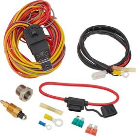 91064048-195 Speedway Motors Electric Fan Relay Wiring Kit 195 Degree On