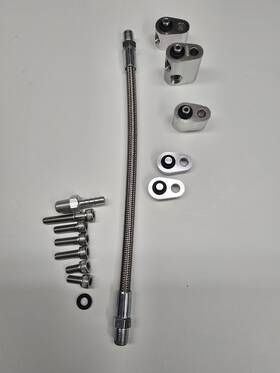 81054-pln Speedy Chevy Chevrolet Ls Steam Vent Kit Ss Braided Fittings Ls1 Ls3 4.8 5.3 6.0 6.2