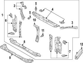 53029fl1109p Subaru Genuine 2018-2023 Crosstrek - Upper Tie Bar