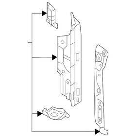 53029fl1309p Subaru Genuine Side Panel