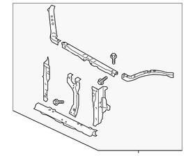 53029sg0019p Subaru Genuine Radiator Support