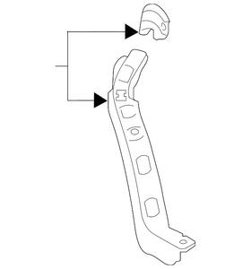 53029sj0209p Subaru Genuine Extension Panel