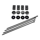 Sum-g4990 Summit Racing Fluid Cooler Mounts Nylon Black Set Of