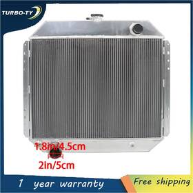 2816050 Tinvhy 4 Row Radiator Aluminum For Ford F100 F150 F250 F350 Bronco Cc433 1966-1977 1978