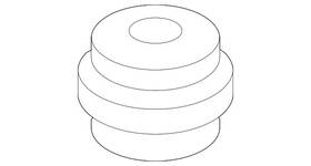 16535-0a090 Toyota Genuine Radiator Insulator Lower