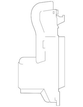 16595-0t110 Toyota Genuine Side Baffle
