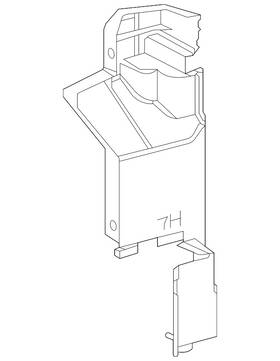 16595-25320 Toyota Genuine Air Guide