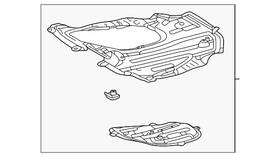 51420-0e041 Toyota Genuine Under Cover