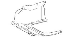 51441-02350 Toyota Genuine Under Cover