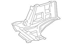 51441-52180 Toyota Genuine Radiator Support Splash Shield