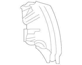 53153-0e050 Toyota Genuine Air Guide