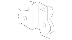 53203-04010 Toyota Genuine Radiator Support Panel Reinforcement Left