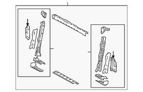 53205-0r010 Toyota Genuine Radiator Support Panel
