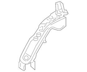 53214-0r900 Toyota Genuine Radiator Support Tie Bar Extension 53214-0r900 Toyota Genuine Radiator Support Tie Bar Extension