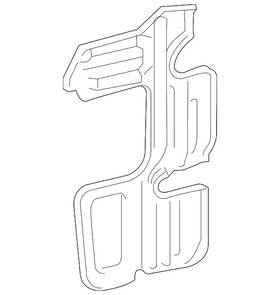 53293-02250 Toyota Genuine Air Deflector