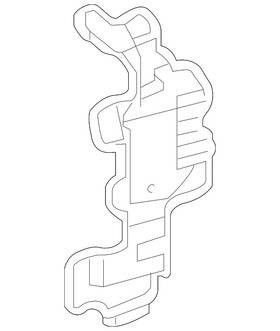 53293-04010 Toyota Genuine Radiator Support Air Deflector Right