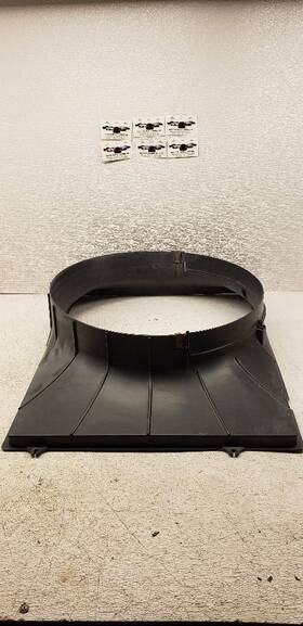 Toyota 673.to1902 2002 Tundra Radiator Shroud 6 Cyl Gas 3.4 Oem