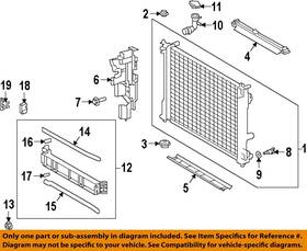 16595f0570 Toyota Oem 22-25 Rav4 Cooling Radiator Components-air Guide