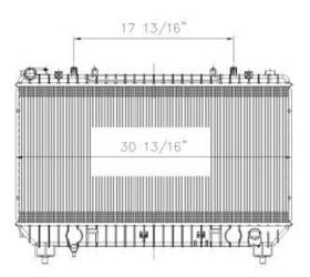 92218353 Tyc 13141 Radiator For 10-12 Chevy Camaro 3.6l V6 Automatic Single Row