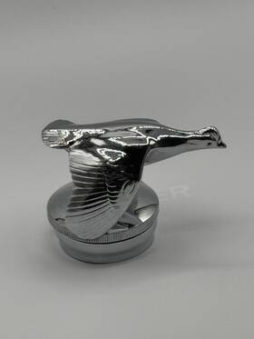 A-18385-ar Vintique Ford Model A Radiator Cap 1928-29 With Flying Quail Chrome Ornament Top