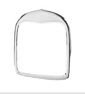 A-8200-sc Vintique Ford Model A Radiator Shell Chrome Smooth 1928-1929