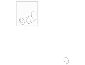 1c0-122-291 Volkswagen Genuine Upper Hose Coupling
