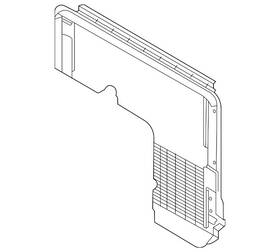 1ea-121-281-c Volkswagen Genuine Rear Duct 1ea-121-281-c Volkswagen Genuine Rear Duct