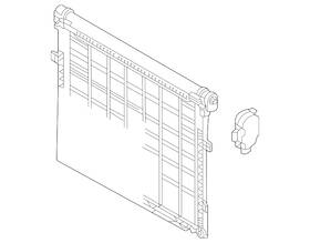 1ea-122-135-h Volkswagen Genuine Shutter Assembly