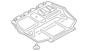 1k0-825-235-ae Volkswagen Genuine Splash Shield