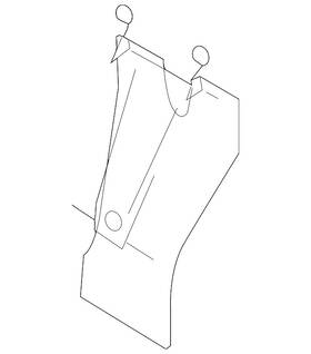 1k9-805-588-a Volkswagen Genuine Radiator Support Panel