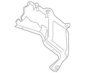 1y0-825-245-e Volkswagen Genuine Side Cover