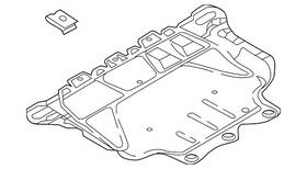 3q0-825-236-g Volkswagen Genuine Splash Pan