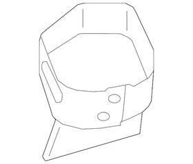 3qf-121-653-a Volkswagen Genuine Insulator