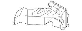 Volkswagen 5c6-121-333-b Genuine Radiator Support Air Duct
