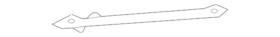 5gm-805-931 Volkswagen Genuine Cross Bar