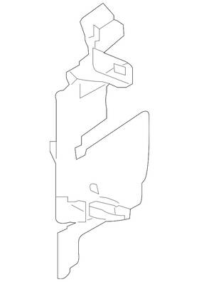 5k0-121-283-c Volkswagen Genuine Air Baffle