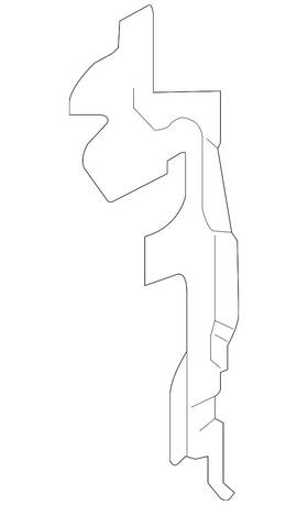 5k0-121-284-e Volkswagen Genuine Air Baffle