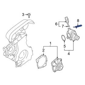 30650462 Volvo Oe For S60 Cross Country 16 Engine Coolant Temperature Sensor Clip