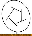 W623483s439 Ford Oem Police Interceptor Utility Pipe Retainer